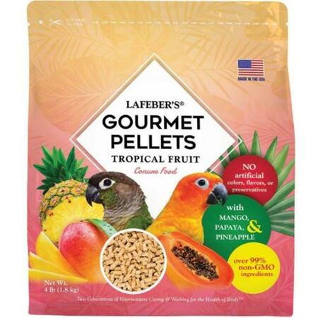 UNCONDITIONAL LOVE 4 lbs Tropical Fruit Gourmet Pellets Bird Food for Conure UN3640271